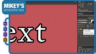 After Effects Quick Tip: text stroke