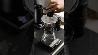 Perfect V60 Coffee Brewing with MHW-3BOMBER Pour-Over Equipment ❤‍🔥 #mhw3bomber
