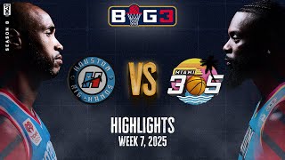 2025 BIG3 Week 7 In 3 Minutes - Houston Righands vs. Miami 305