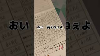 底辺高校の学年末テストで赤点を取って留年しましたおい笑えねぇよ#shorts