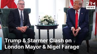 Trump Blasts London Mayor Sadiq Khan During UK Visit, Praises Nigel Farage