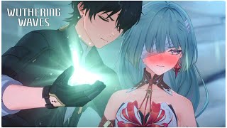 Rover holds Phrolova in his arms making her flustered | Cutscene | Wuthering Waves 2.5