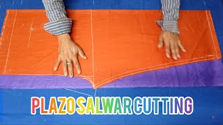 Plazo salwar cutting / সালোয়ারের মাপে কাটিং। @PBMSTailoringclasses.