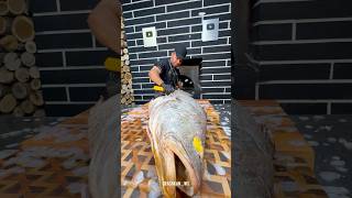 Southern Special: Argyrosomus regius fish with rice recipe🐟🐬🍚🔥#shorts #food #fish #seafood
