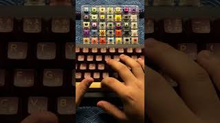 Tecsee purple panda tactile switch #mechanical #keyboard #typetest #akko #acr67 #thock #purplepanda