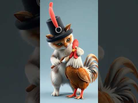 🐱🔥 A Cat’s Unbelievable Plan! 🐔⚡ | Funny Animation