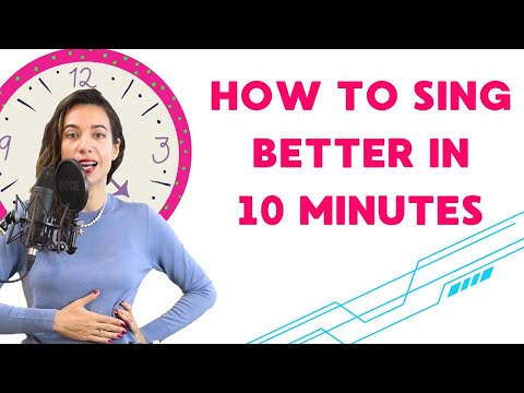 How to sing better in 10 minutes. Singing lessons.  Vocal coach  Natalia Bliss