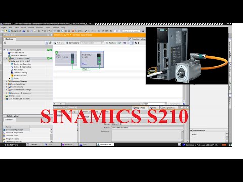TIA Portal control a Sinamics S210 Servo Drive