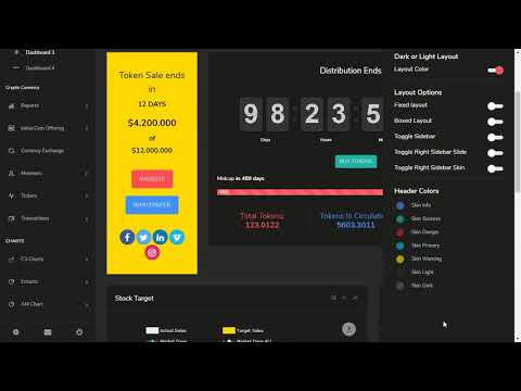 Crypto Ultimate Bootstrap Admin  Dashboard 3