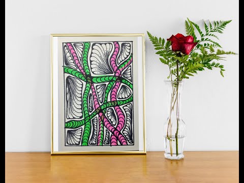 From Blank Page to Beautiful – Follow This Zentangle Step-by-Step