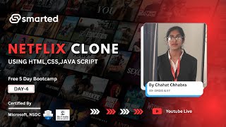DAY 04 - Netflix Clone using HTML, CSS & JavaScript | COMPLETE in 5 - Days
