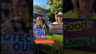 True Leaders Don't Need Fear To Lead. Trump is NOT a Leader. | Good Trouble Protest | WTPU