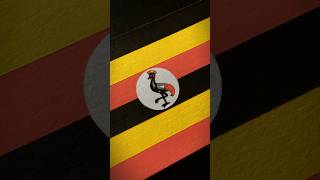 UGANDA 🇺🇬 Flag Drawing #africa #flags #posca #art