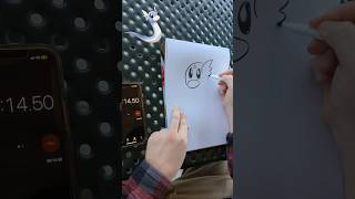 Drawing the Pokémon, Dratini, in 30 seconds#pokemon #dratini #drawing #art #30seconds