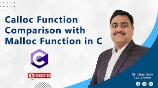 Calloc Function Comparison with Malloc Function in C Programming | C language