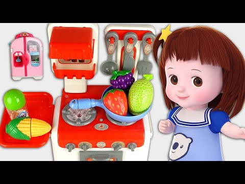 Baby Doli cooking fruit food