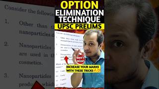OPTION ELIMINATION TRICKS FOR UPSC PRELIMS #iasprelims #upscprelims