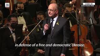 New York's Metropolitan Opera holds benefit concert for Ukraine