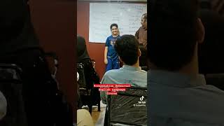 Students doing rehearsal in our English Language Course Training ✌️