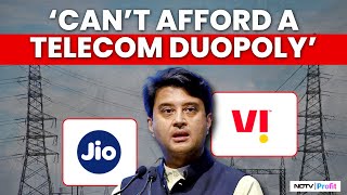 Jyotiraditya Scindia Sounds Alarm On Telecom Duopoly, Relief For Vodafone Idea Soon?