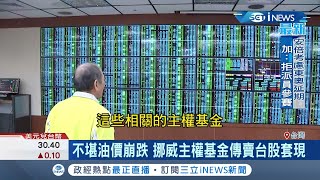 不堪油價崩跌 挪威主權基金傳賣台股套現救母國｜記者 古高樹 李仁文｜【台灣要聞。先知道】20200323｜三立iNEWS