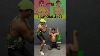 7 days chest fat challenge #fitnessmotivation #fatlosstips #fatloss