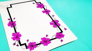 Cute Project Work Design /Assignment front page design /Art Paper Design/Paper Border