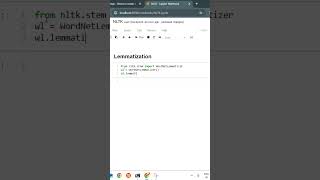 Lemmatization using NLTK | Natural Language Processing #nlp #CodeWithAmit #spacy #nltk #python
