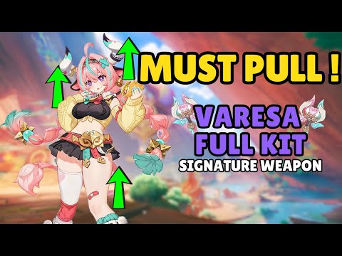 VARESA LEAKED! New Electro DPS with INSANE Power & Plunging Attacks!