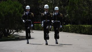 大溪 慈湖陵寢 海軍儀隊(黑騎士)禮兵交接 PM13:00