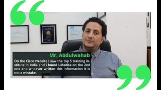Mr Abdulwahab from Saudi Arabia shares his feedback for I-Medita