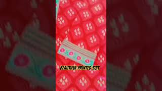 beautiful printed suit design || #dresses_for_women