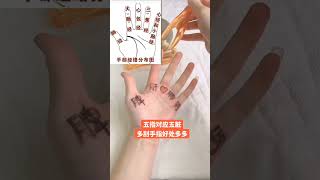 【生活小妙招】#關注我每天分享知識#居家鍛煉#手部穴位按摩#學會快去試試吧��#手指操作用大氣色好，多搓手