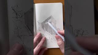 Was entsteht hier? Architektur zeichnen lernen - #sketch #drawing #mappe #architecturedesign