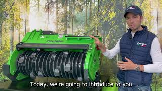 🟢 OMEF presentation: the FORESTRY MULCHER TE9DF2 #mulching #forestryequipment #woodworking