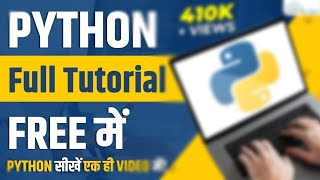 Complete python in one video