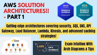 AWS Solution Architectures - Part 1 | Master AWS Architectures | #aws #examprep #architecture