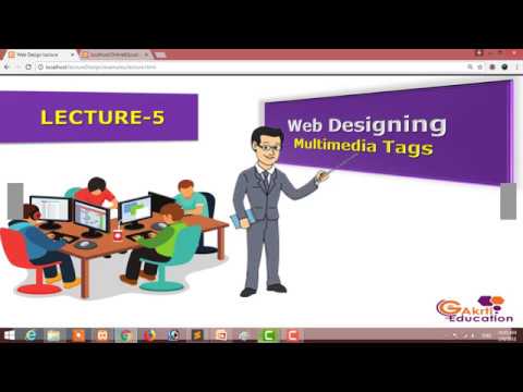 Lecture 5  HTML Multimedia Tags