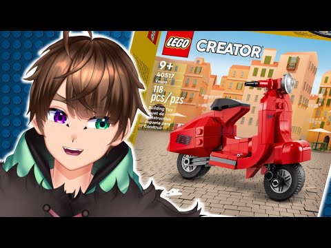 【Lego Building】I'M BACK (again) Let's build a Vespa and a farm set!