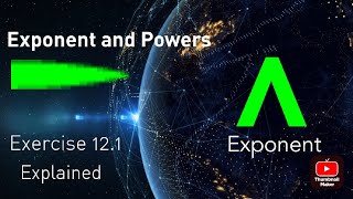 Mybrainies#Exponent and Powers#Class8th#Chapter12#Ncert#Exercise12.1#Learning#Getgoing