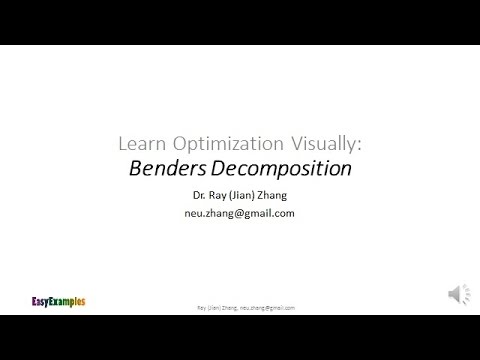 Benders Decomposition: An Easy Example