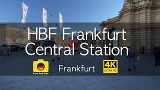 【Germany Under Epidemic🇩🇪 】 Frankfurt Central Main Station（4K60）Everyone wears masks