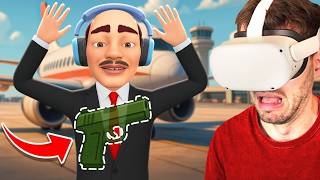 Jogando como um SEGURANÇA DE AEROPORTO! - Airport Security VR