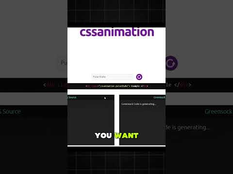 Add CSS Animations to your website easily #cssanimation #htmlcss
