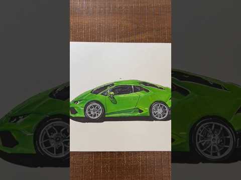 I drew an AMAZING Lamborghini Aventador🥵 #drawingtimelapse #drawing #illustration #lamborghini