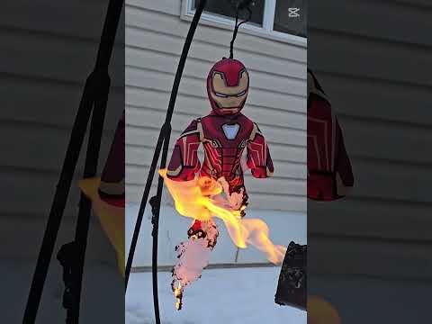 I Set an Iron Man Plush on Fire... Here's What Went Down!