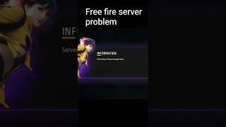 Free Fire Server Problem 😕😞 kasa theek hoga 😭#freefire #viarlshort #serverproblem