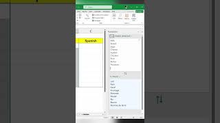 Translate English to Any Language in Excel! #shortsvideo #trendingshorts #excel #exceltips #short