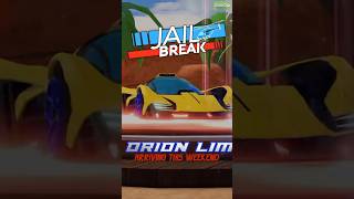 New Orion Limited Car! | Roblox Jailbreak Update
