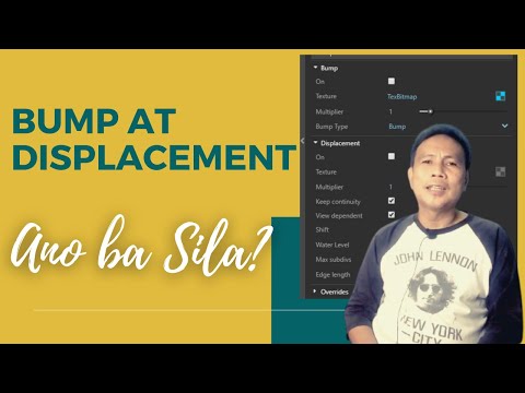 How To Use Bump & Displacement in Vray For Sketchup | Tagalog